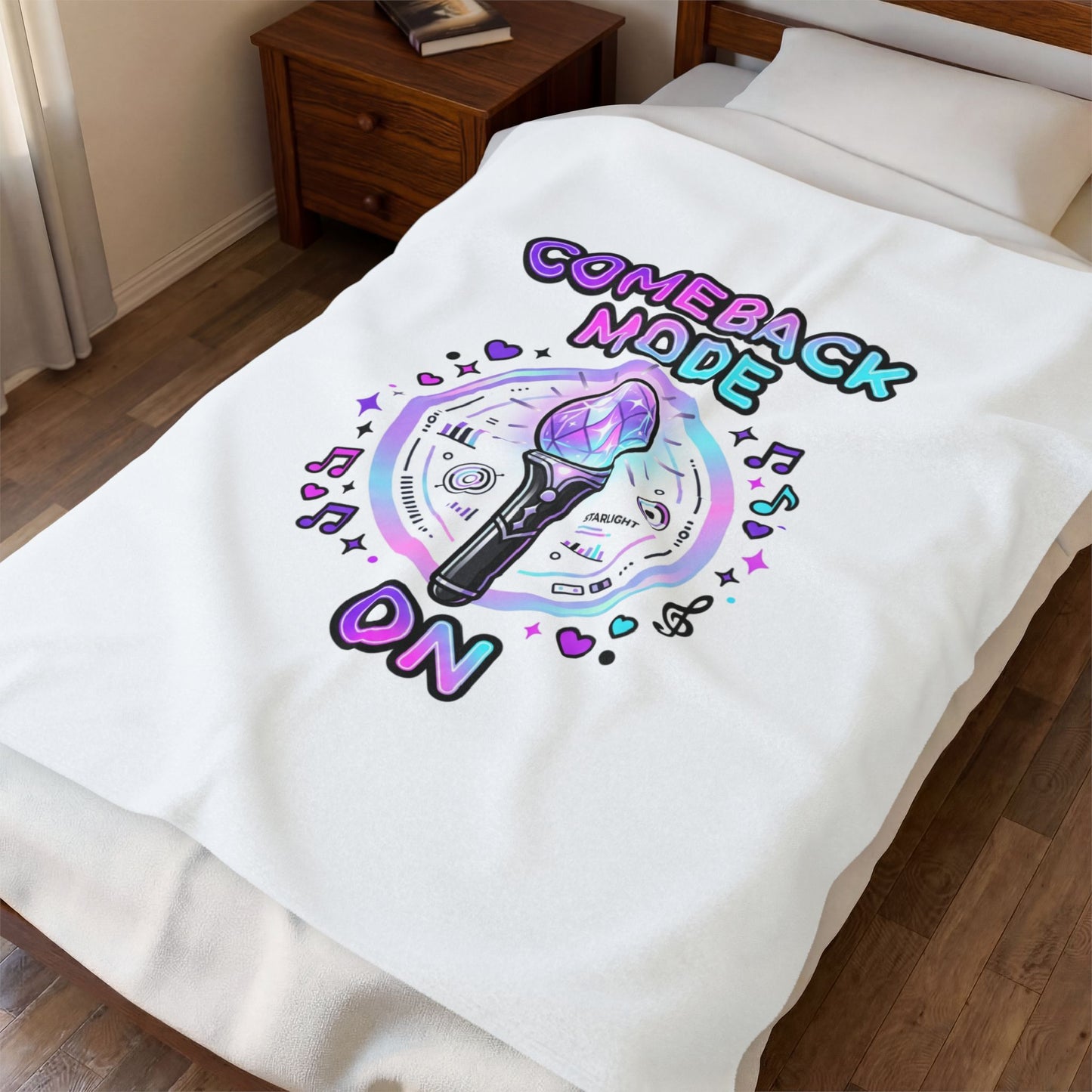 Comeback Mode Lightstick Blanket | K-pop comeback, stan purple era