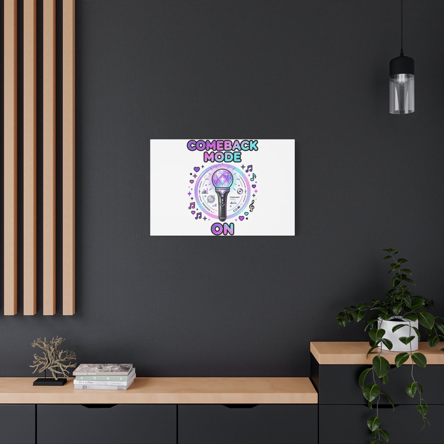 Comeback Mode On Canvas, K-pop Fan Art | Lightstick, Purple Era