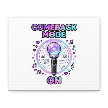 Comeback Mode On Canvas, K-pop Fan Art | Lightstick, Purple Era