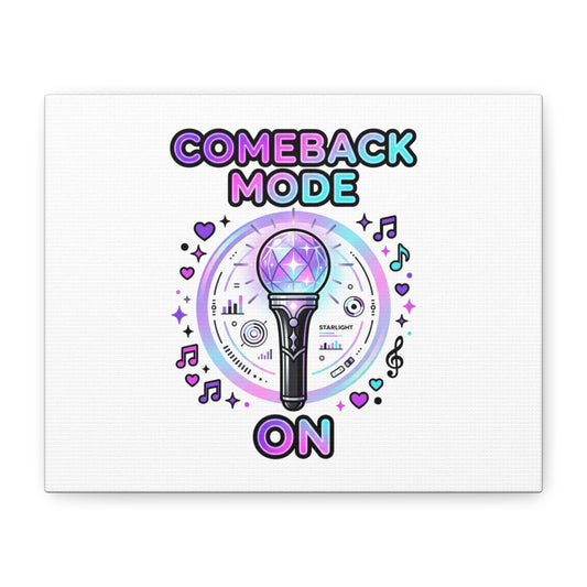 Comeback Mode On Canvas, K-pop Fan Art | Lightstick, Purple Era