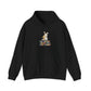 Resurrection Bunny Illustration Hoodie | Easter Christian, Pastel Retro Church Humor