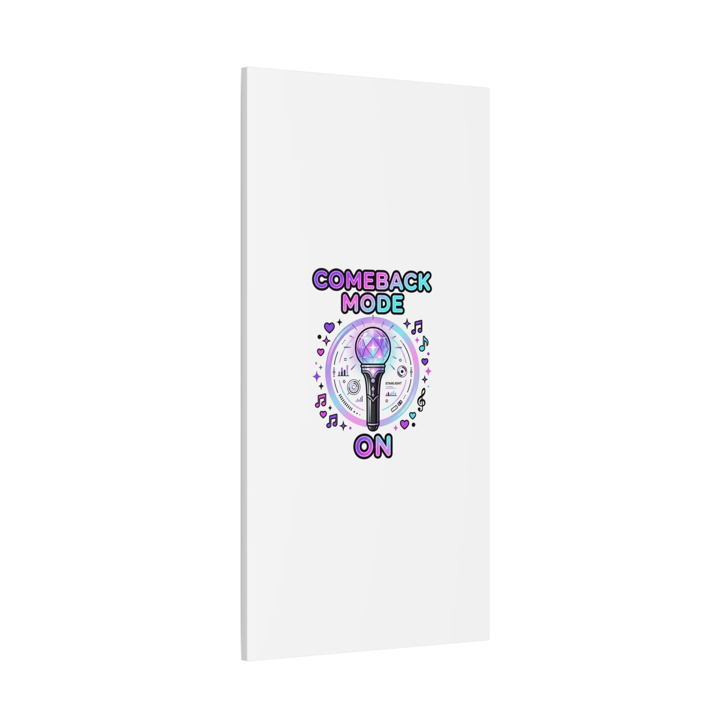 Comeback Mode On Canvas, K-pop Fan Art | Lightstick, Purple Era