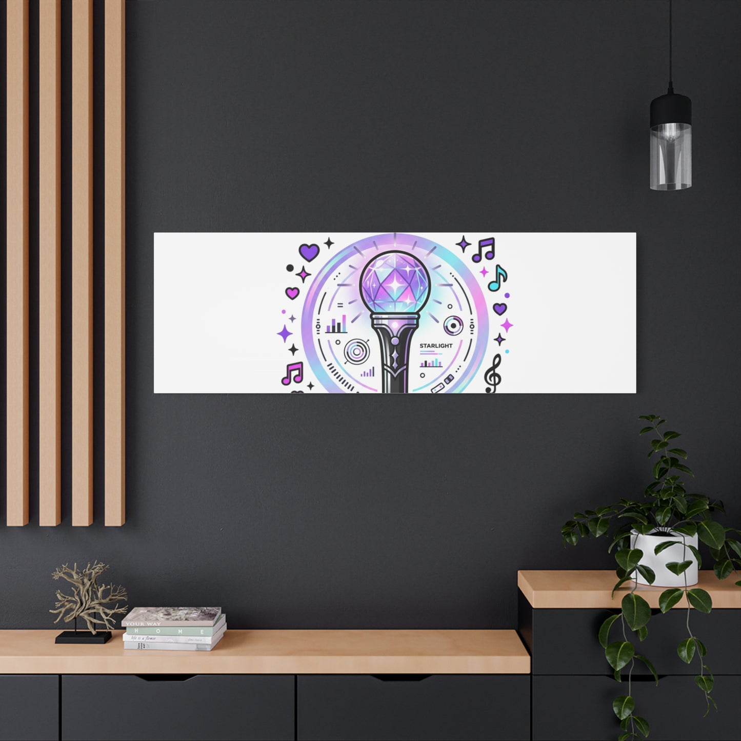 Comeback Mode On Canvas, K-pop Fan Art | Lightstick, Purple Era