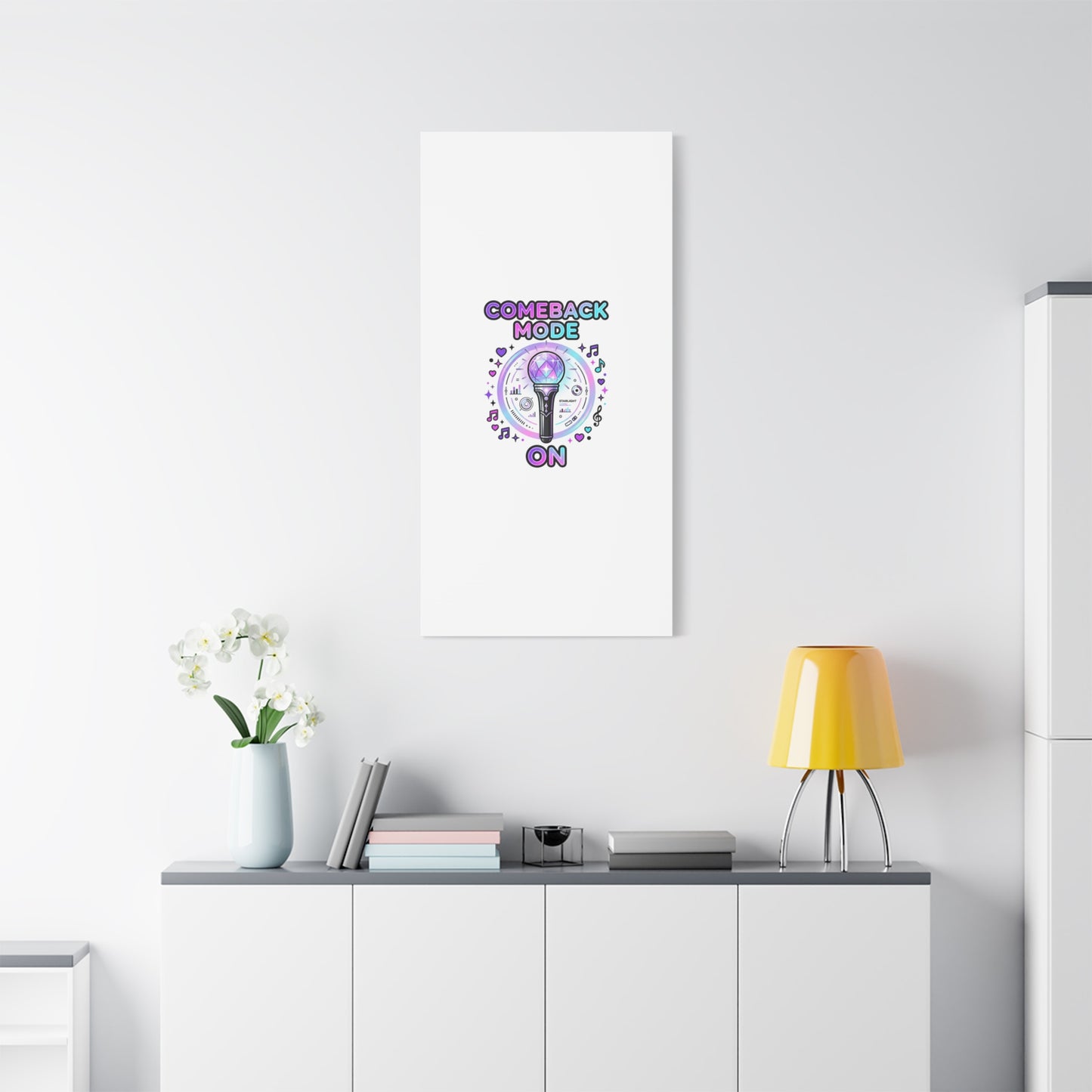 Comeback Mode On Canvas, K-pop Fan Art | Lightstick, Purple Era