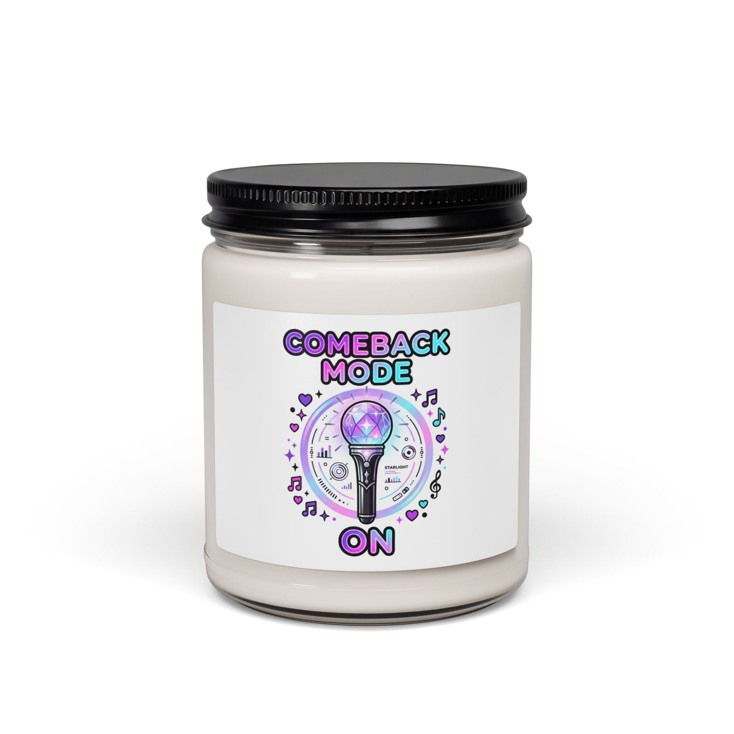 Comeback Mode On Candle, Soy 9oz | K-pop Comeback, Lightstick Vibe