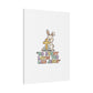 No Bunny Loves You Like Jesus Canvas | Easter Christian, Pastel Retro