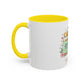 Skincare Vitamins Serum Illustration Mug | Accent Coffee Mug