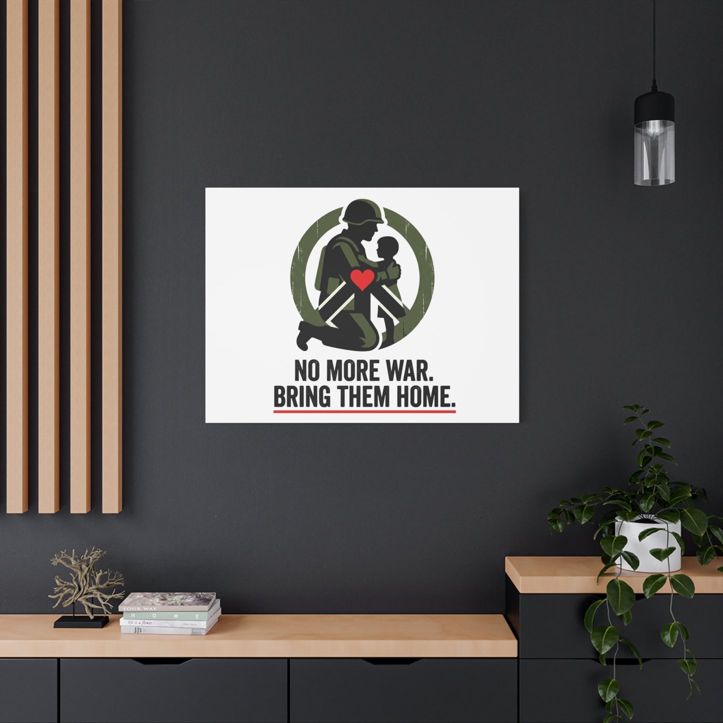 No More War Bring Them Home Canvas | Anti-War, Peace Protest
