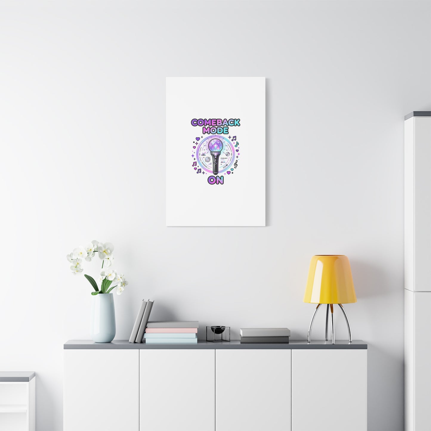 Comeback Mode On Canvas, K-pop Fan Art | Lightstick, Purple Era