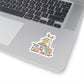 No Bunny Loves You Like Jesus Kiss-Cut Stickers | Easter Christian, Pastel Retro