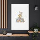 No Bunny Loves You Like Jesus Canvas | Easter Christian, Pastel Retro