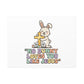 No Bunny Loves You Like Jesus Canvas | Easter Christian, Pastel Retro