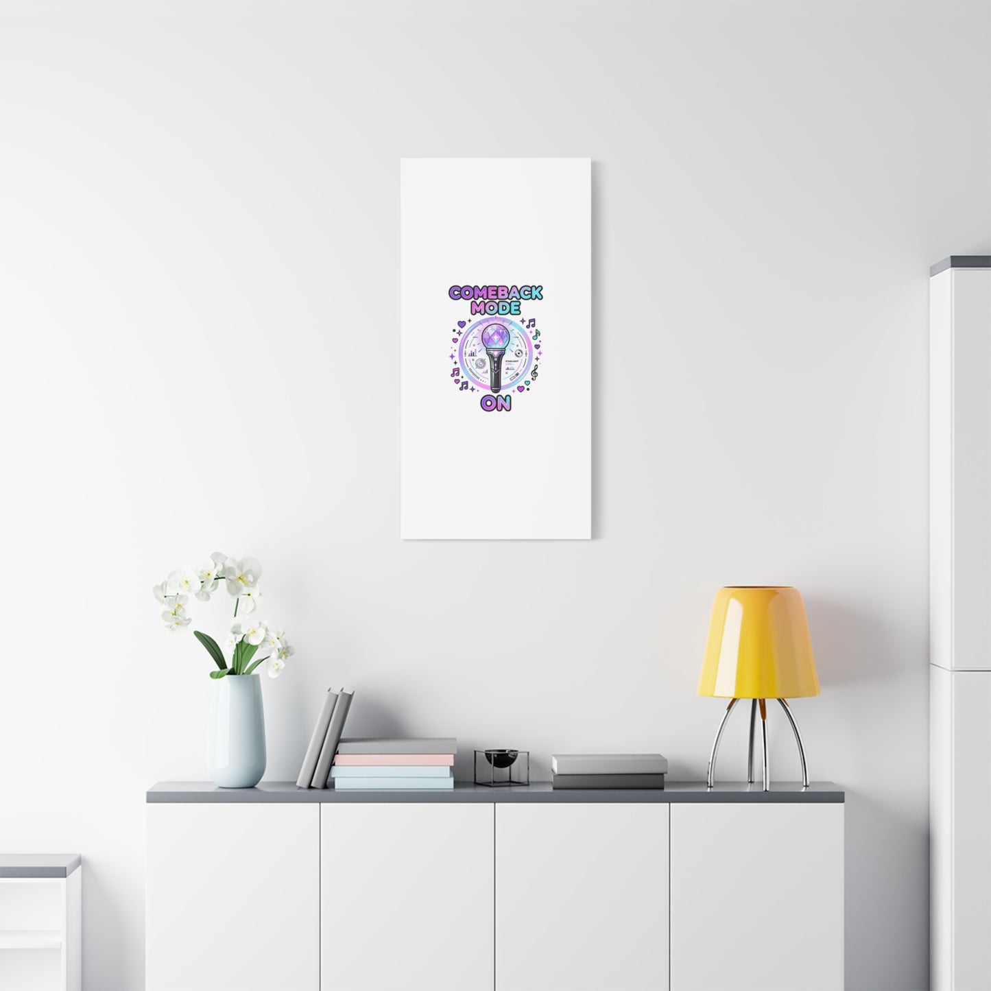 Comeback Mode On Canvas, K-pop Fan Art | Lightstick, Purple Era