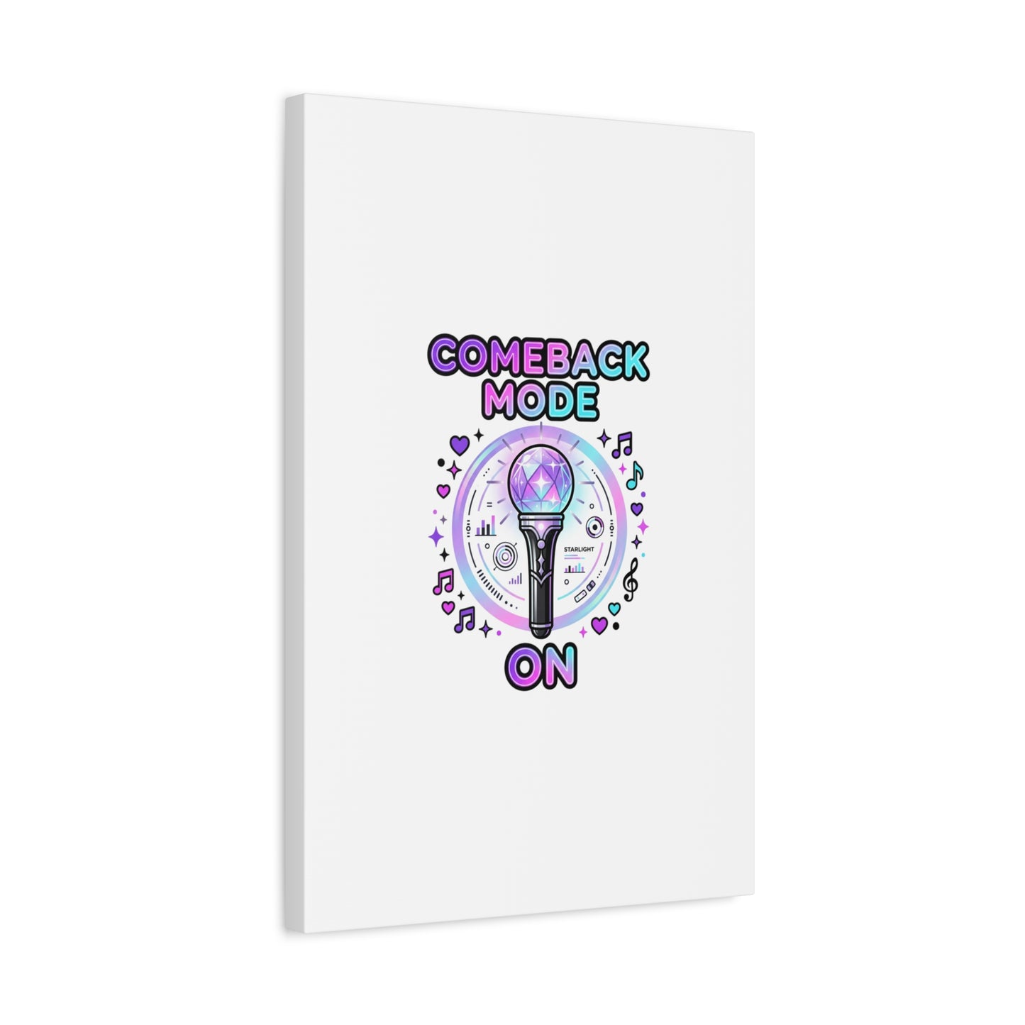 Comeback Mode On Canvas, K-pop Fan Art | Lightstick, Purple Era