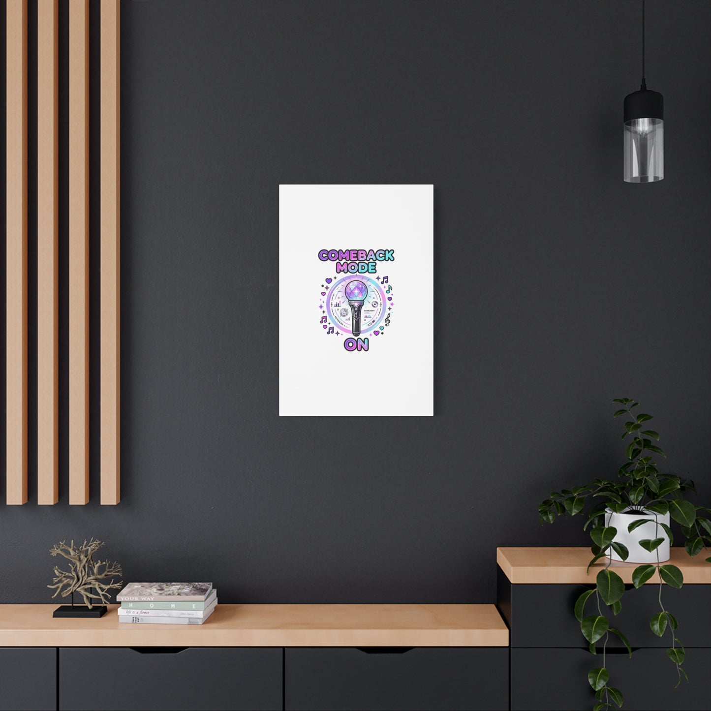 Comeback Mode On Canvas, K-pop Fan Art | Lightstick, Purple Era