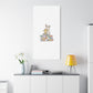 No Bunny Loves You Like Jesus Canvas | Easter Christian, Pastel Retro