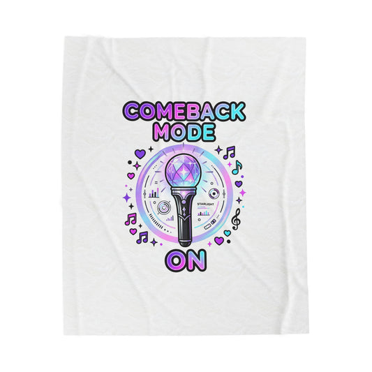 Comeback Mode Lightstick Blanket | K-pop comeback, stan purple era