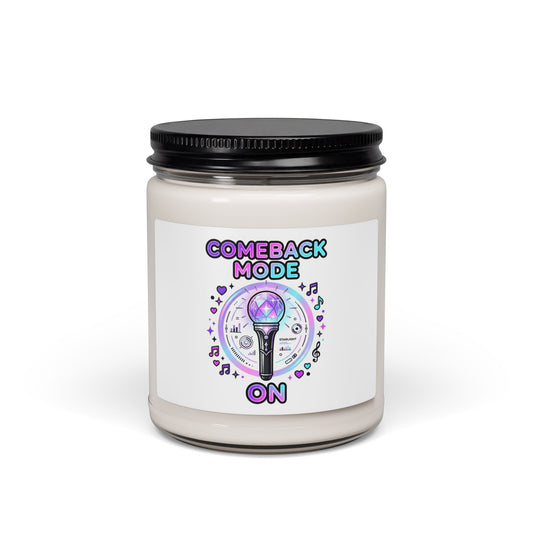 Comeback Mode On Candle, Soy 9oz | K-pop Comeback, Lightstick Vibe