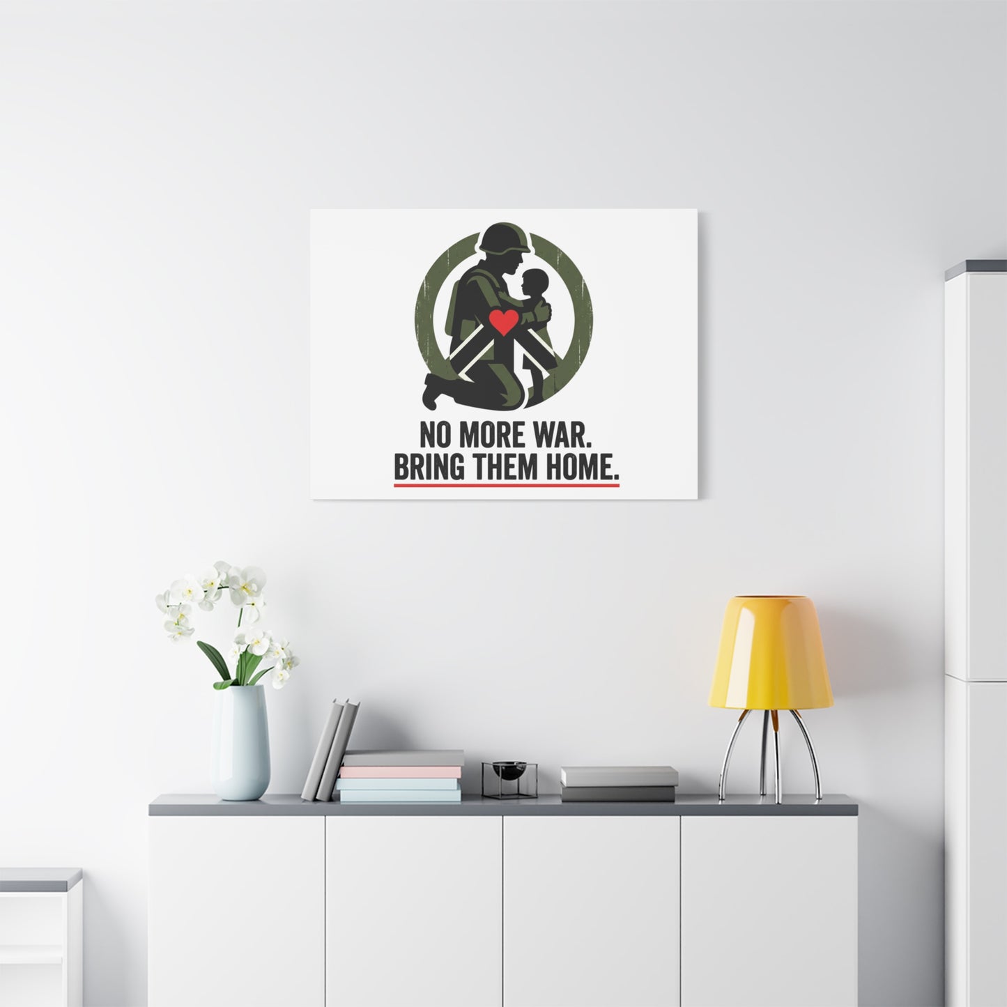 No More War Bring Them Home Canvas | Anti-War, Peace Protest