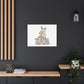No Bunny Loves You Like Jesus Canvas | Easter Christian, Pastel Retro
