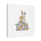 No Bunny Loves You Like Jesus Canvas | Easter Christian, Pastel Retro