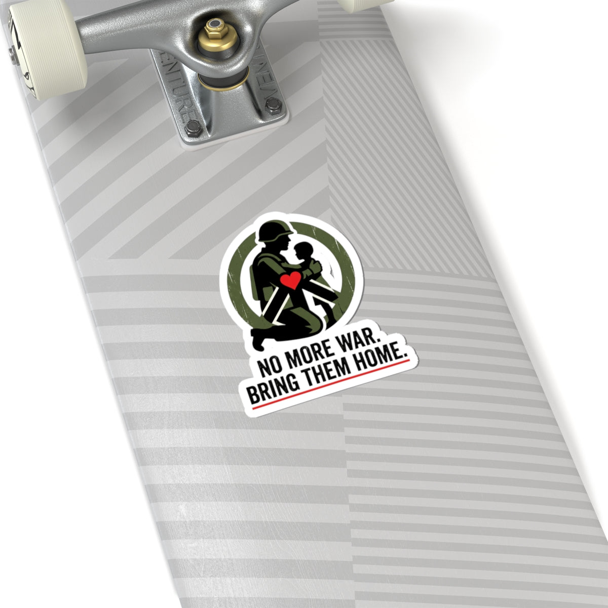 No More War Bring Them Home Sticker | anti-war, peace, solidarity