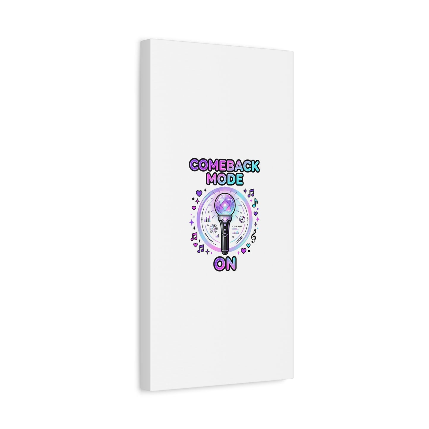 Comeback Mode On Canvas, K-pop Fan Art | Lightstick, Purple Era