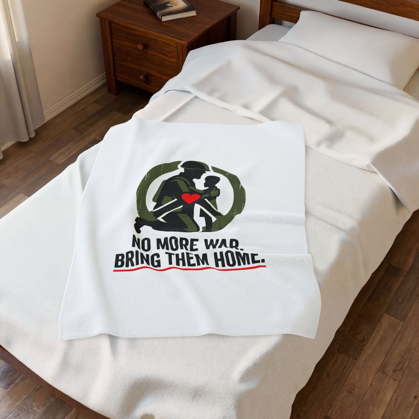 No More War, Bring Them Home Blanket | anti-war, peace