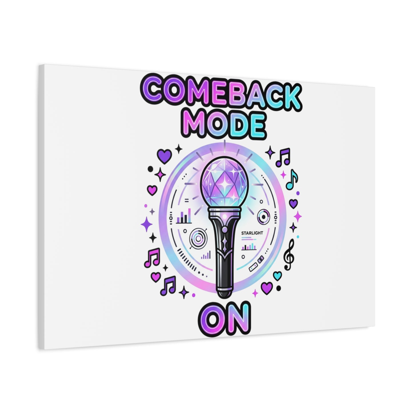 Comeback Mode On Canvas, K-pop Fan Art | Lightstick, Purple Era