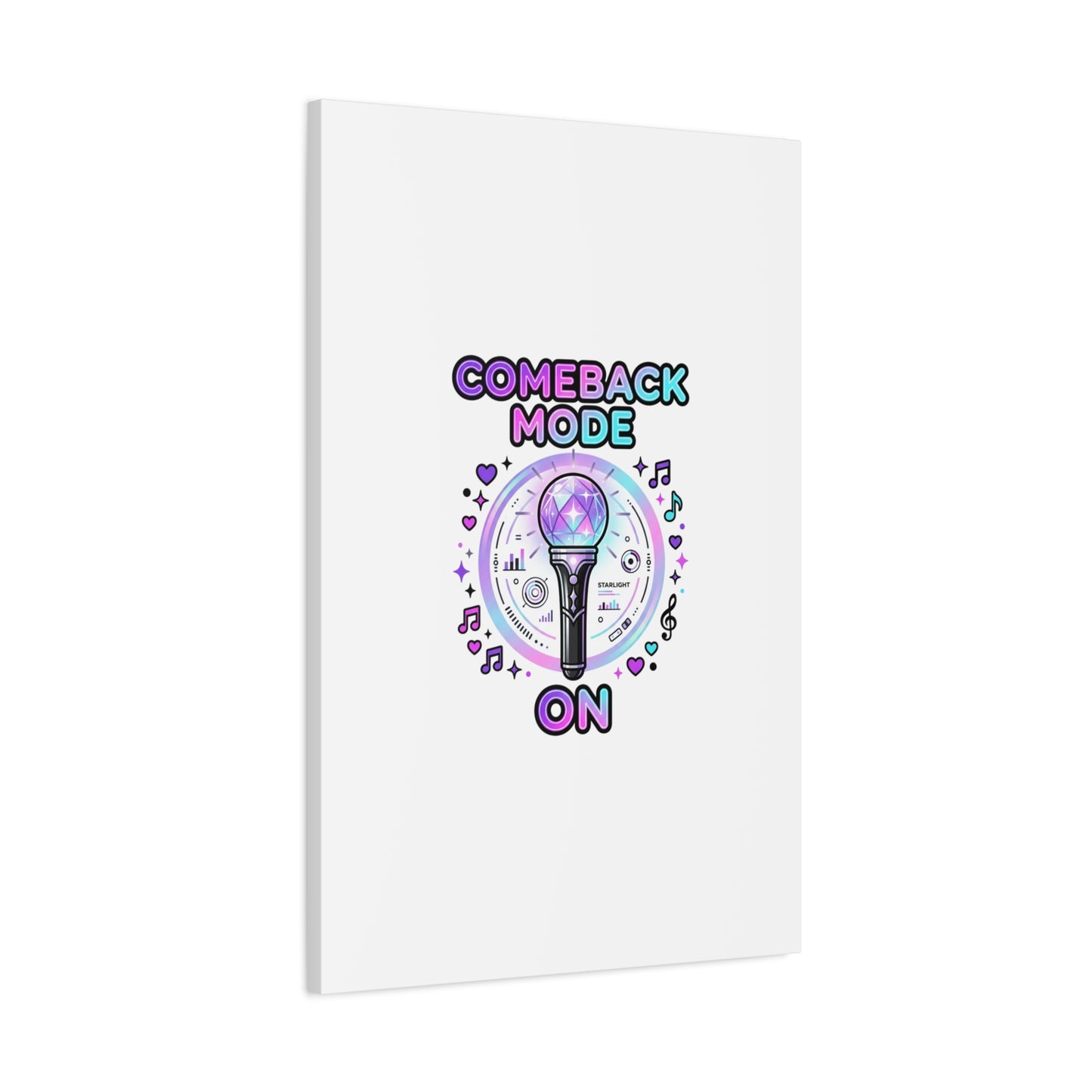 Comeback Mode On Canvas, K-pop Fan Art | Lightstick, Purple Era