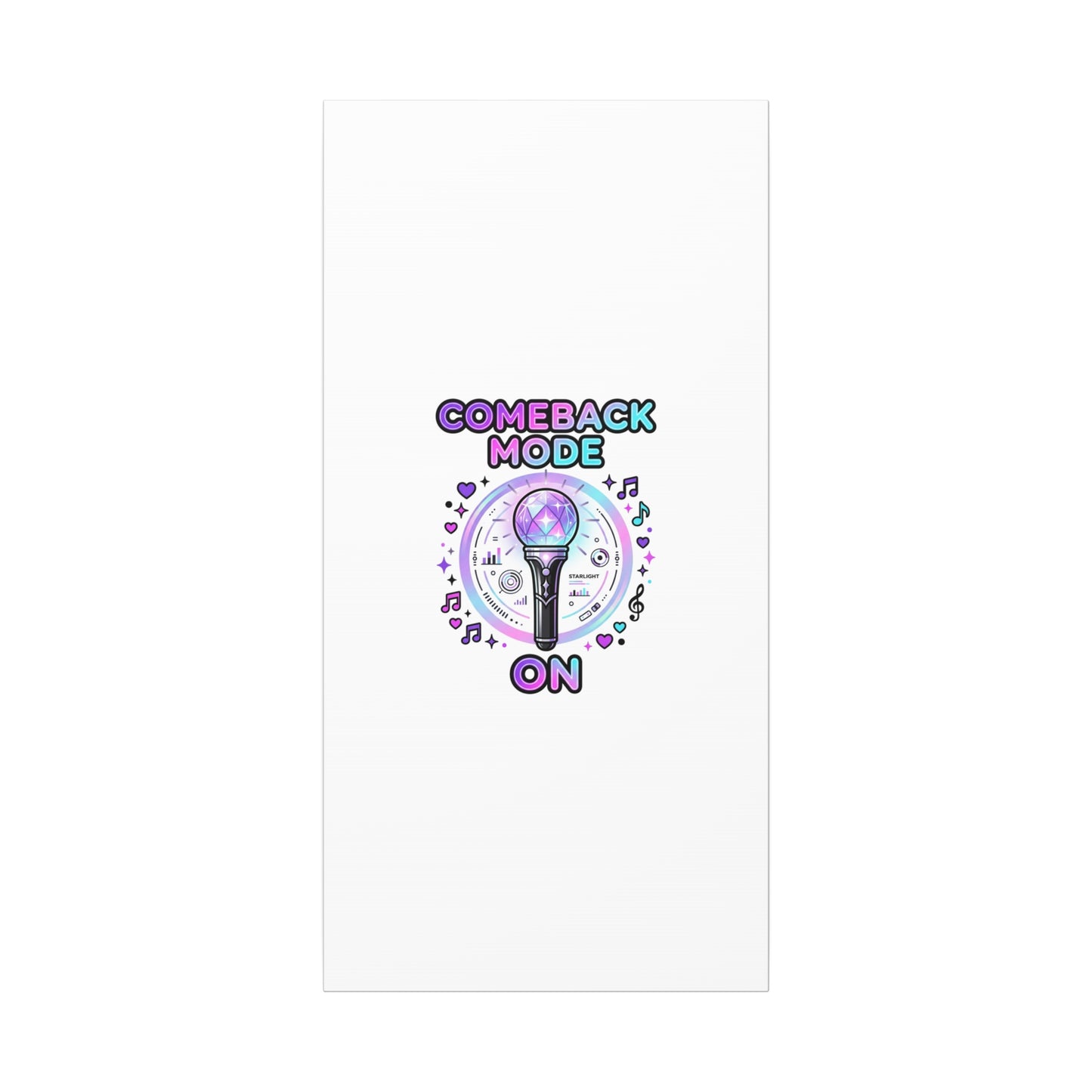 Comeback Mode On Canvas, K-pop Fan Art | Lightstick, Purple Era