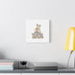 No Bunny Loves You Like Jesus Canvas | Easter Christian, Pastel Retro