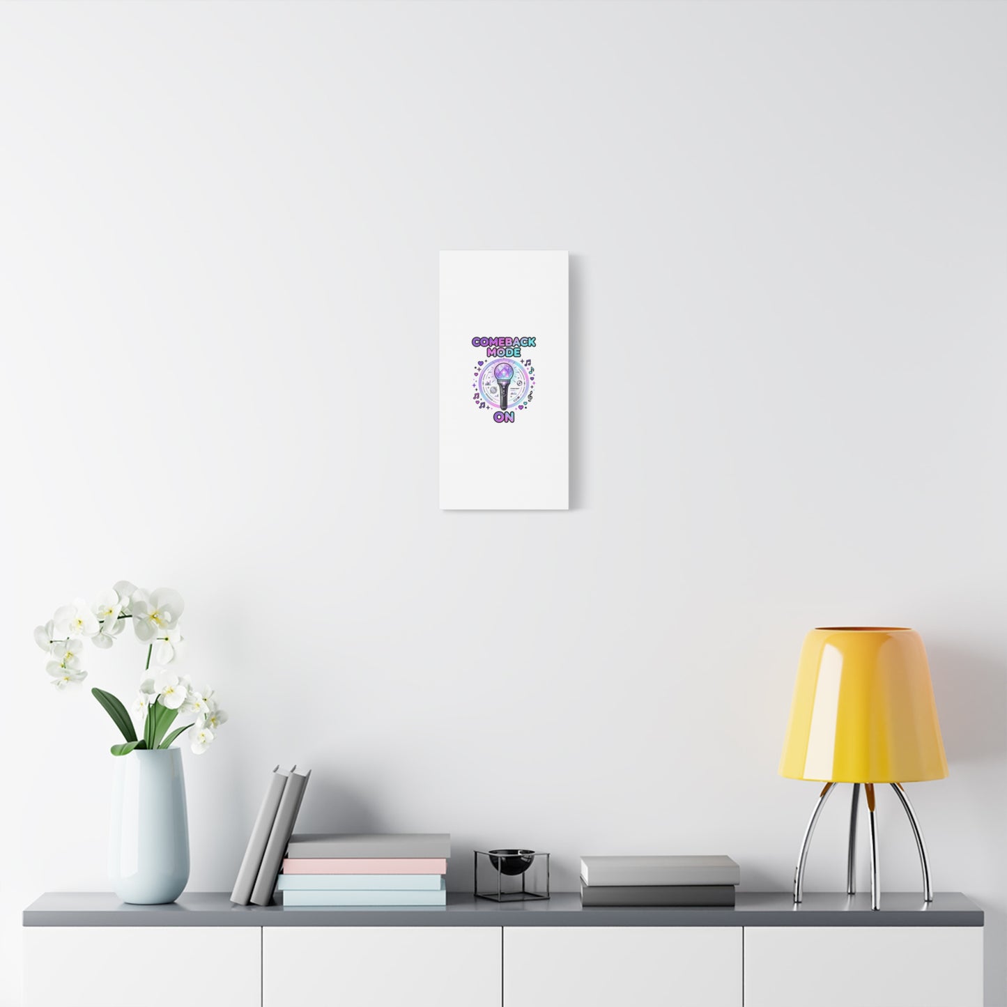 Comeback Mode On Canvas, K-pop Fan Art | Lightstick, Purple Era