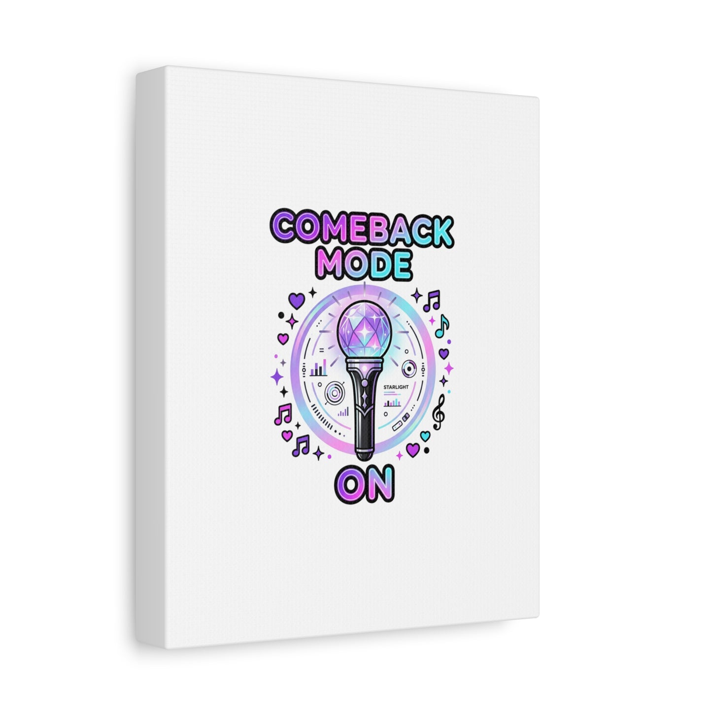 Comeback Mode On Canvas, K-pop Fan Art | Lightstick, Purple Era