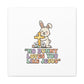 No Bunny Loves You Like Jesus Canvas | Easter Christian, Pastel Retro