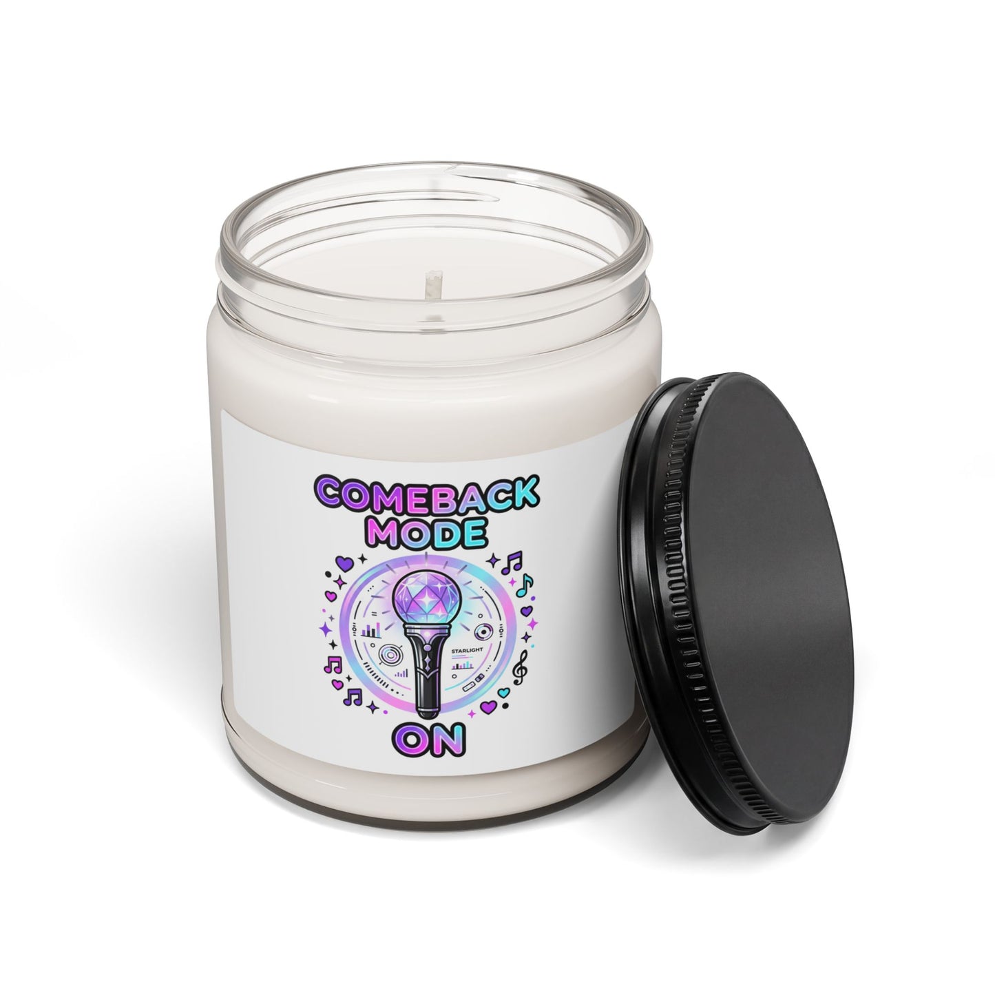Comeback Mode On Candle, Soy 9oz | K-pop Comeback, Lightstick Vibe