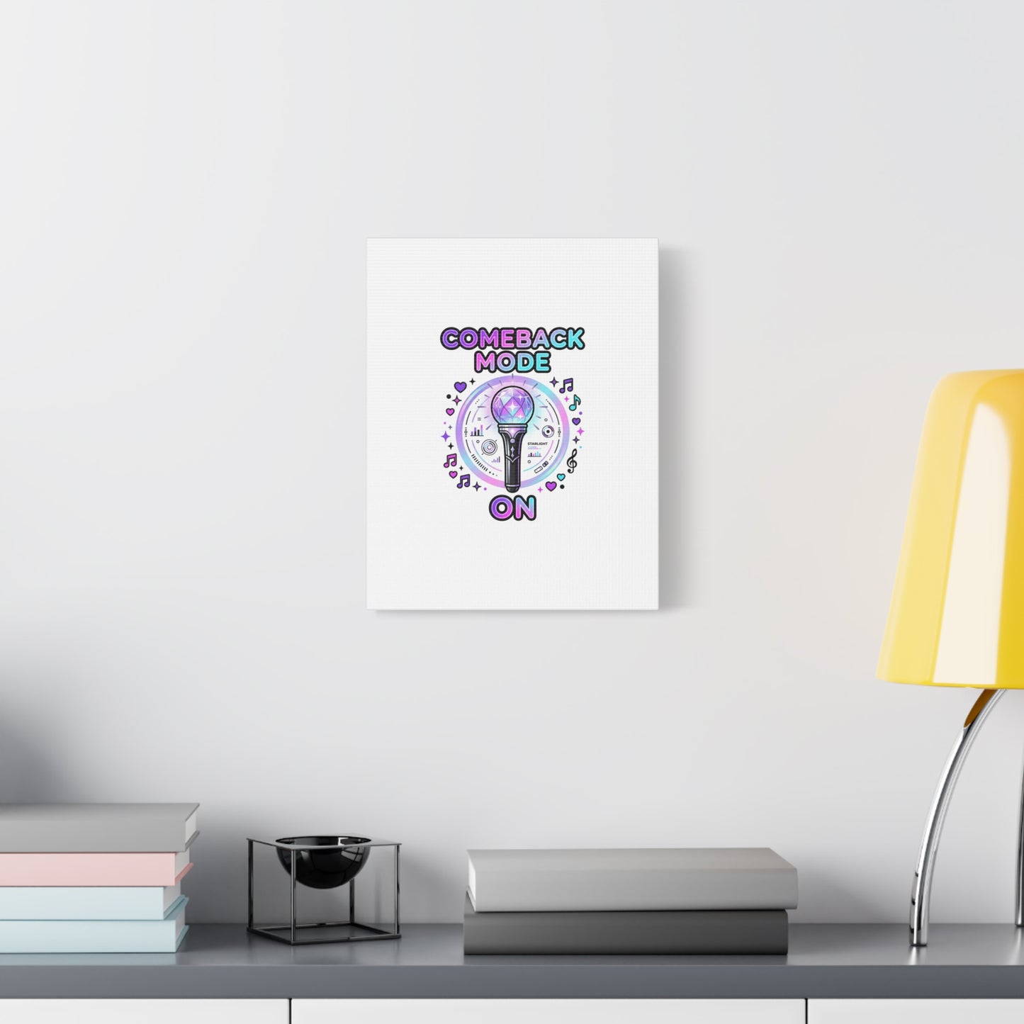Comeback Mode On Canvas, K-pop Fan Art | Lightstick, Purple Era