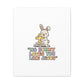 No Bunny Loves You Like Jesus Canvas | Easter Christian, Pastel Retro