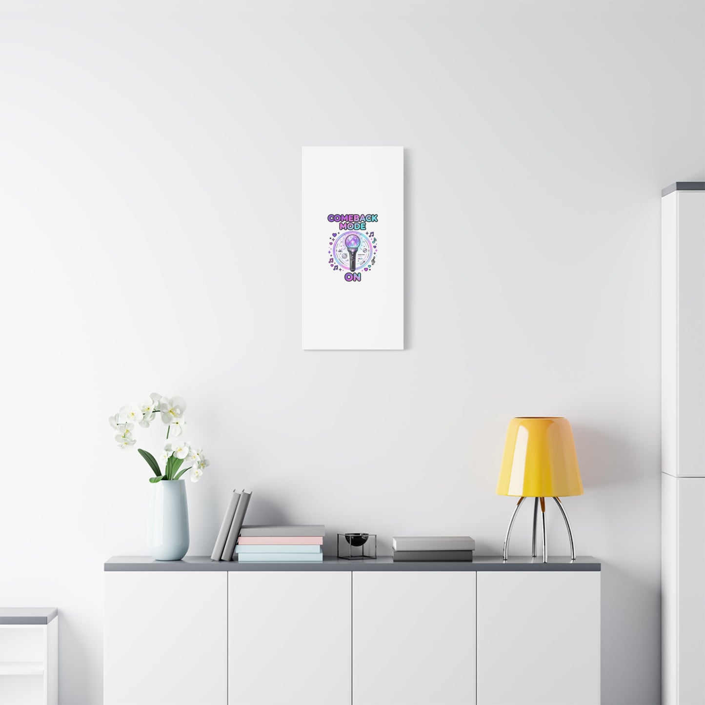 Comeback Mode On Canvas, K-pop Fan Art | Lightstick, Purple Era