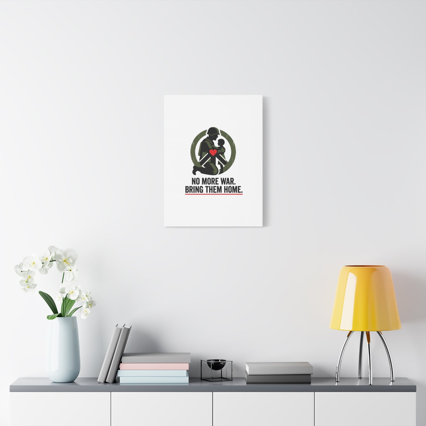 No More War Bring Them Home Canvas | Anti-War, Peace Protest