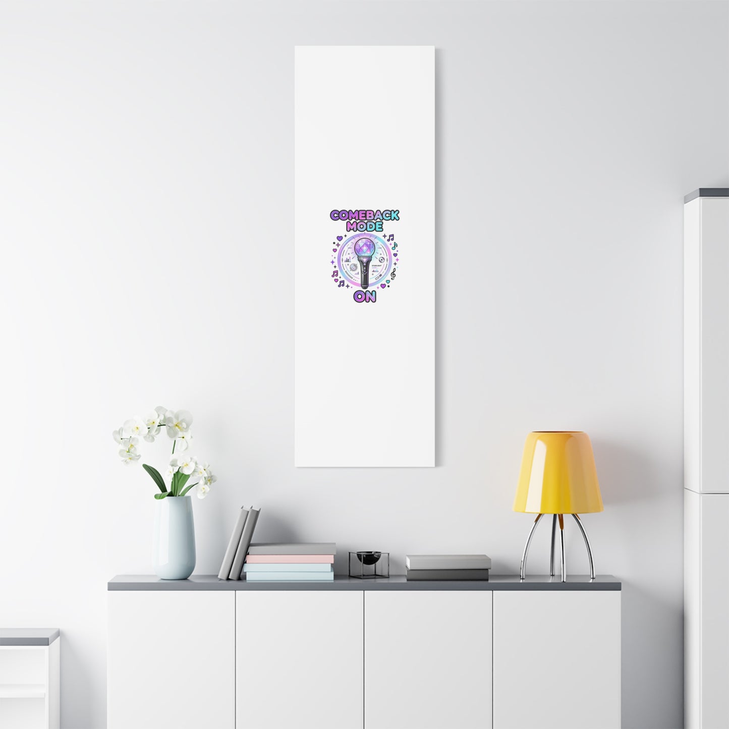 Comeback Mode On Canvas, K-pop Fan Art | Lightstick, Purple Era