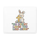No Bunny Loves You Like Jesus Canvas | Easter Christian, Pastel Retro
