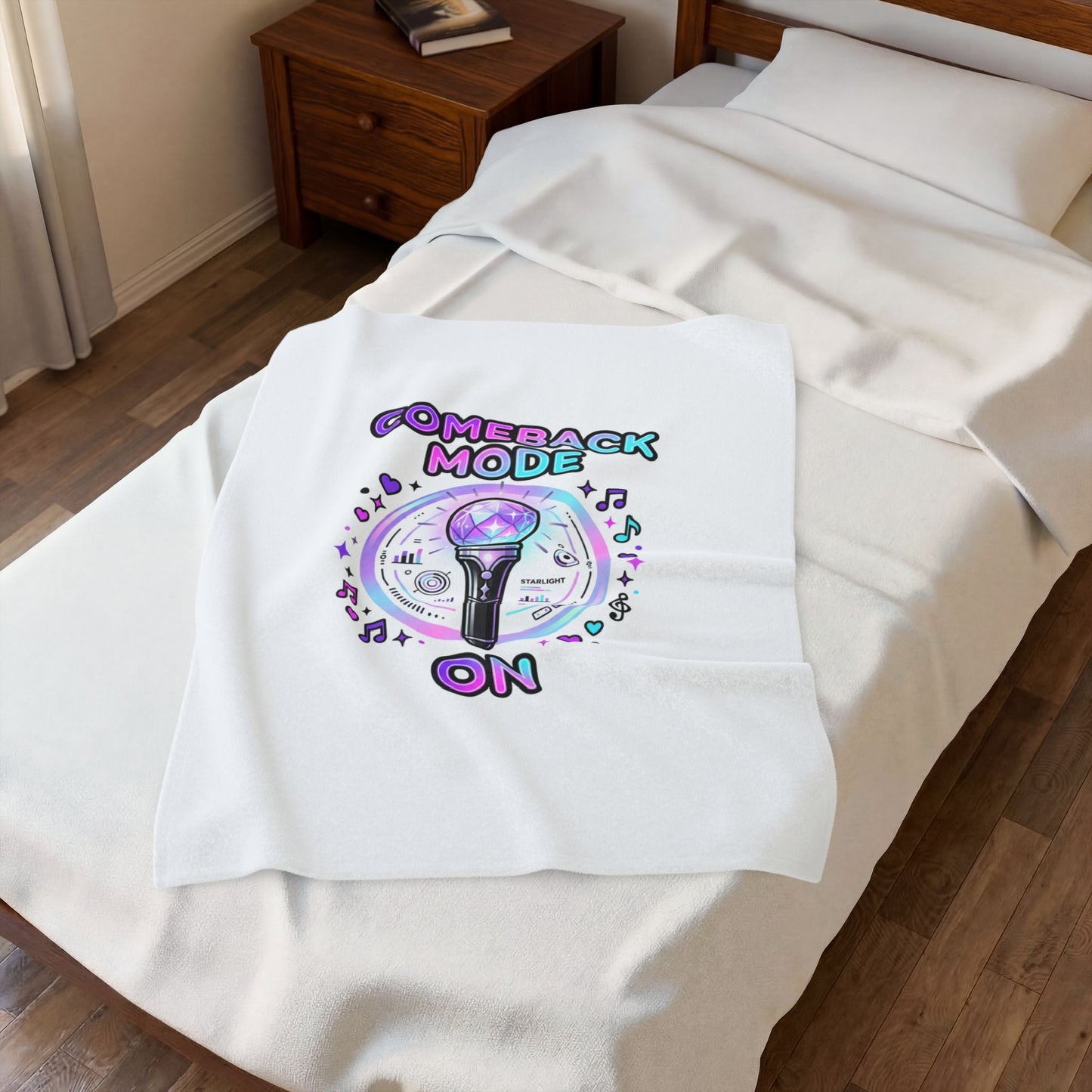 Comeback Mode Lightstick Blanket | K-pop comeback, stan purple era
