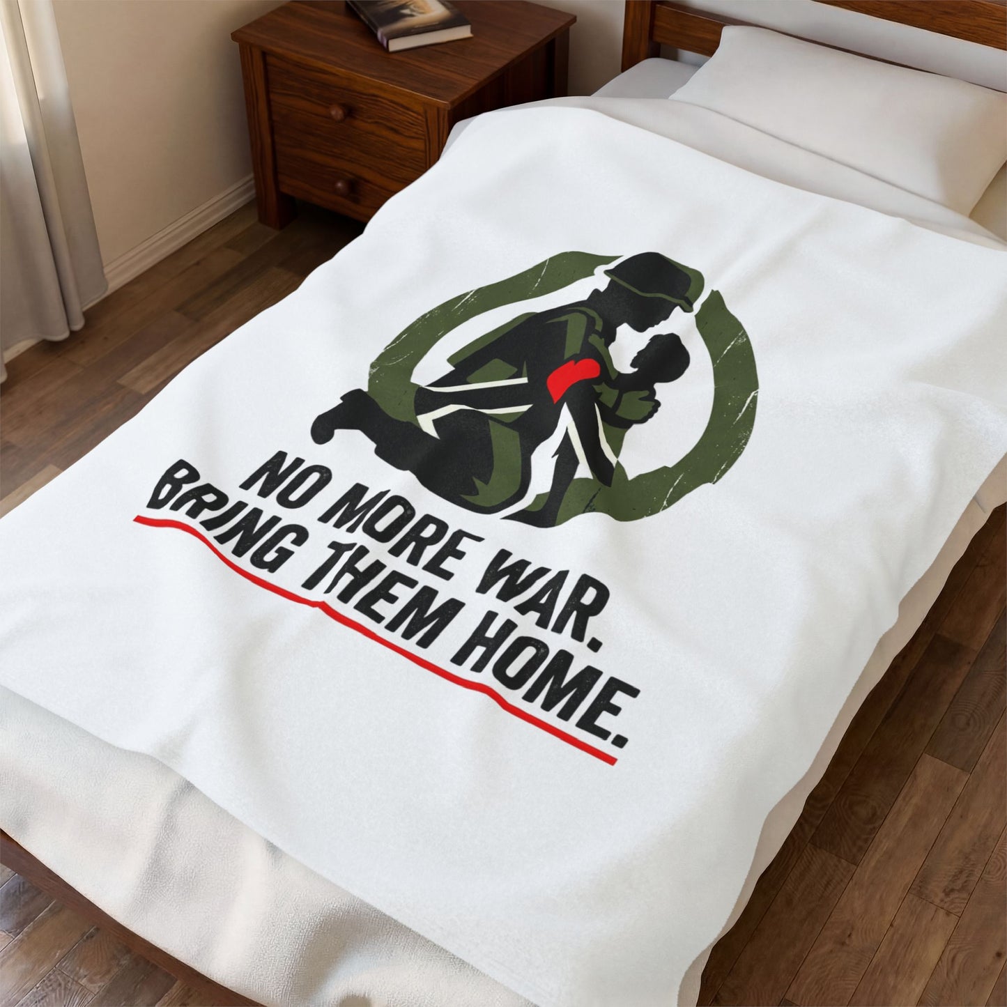 No More War, Bring Them Home Blanket | anti-war, peace