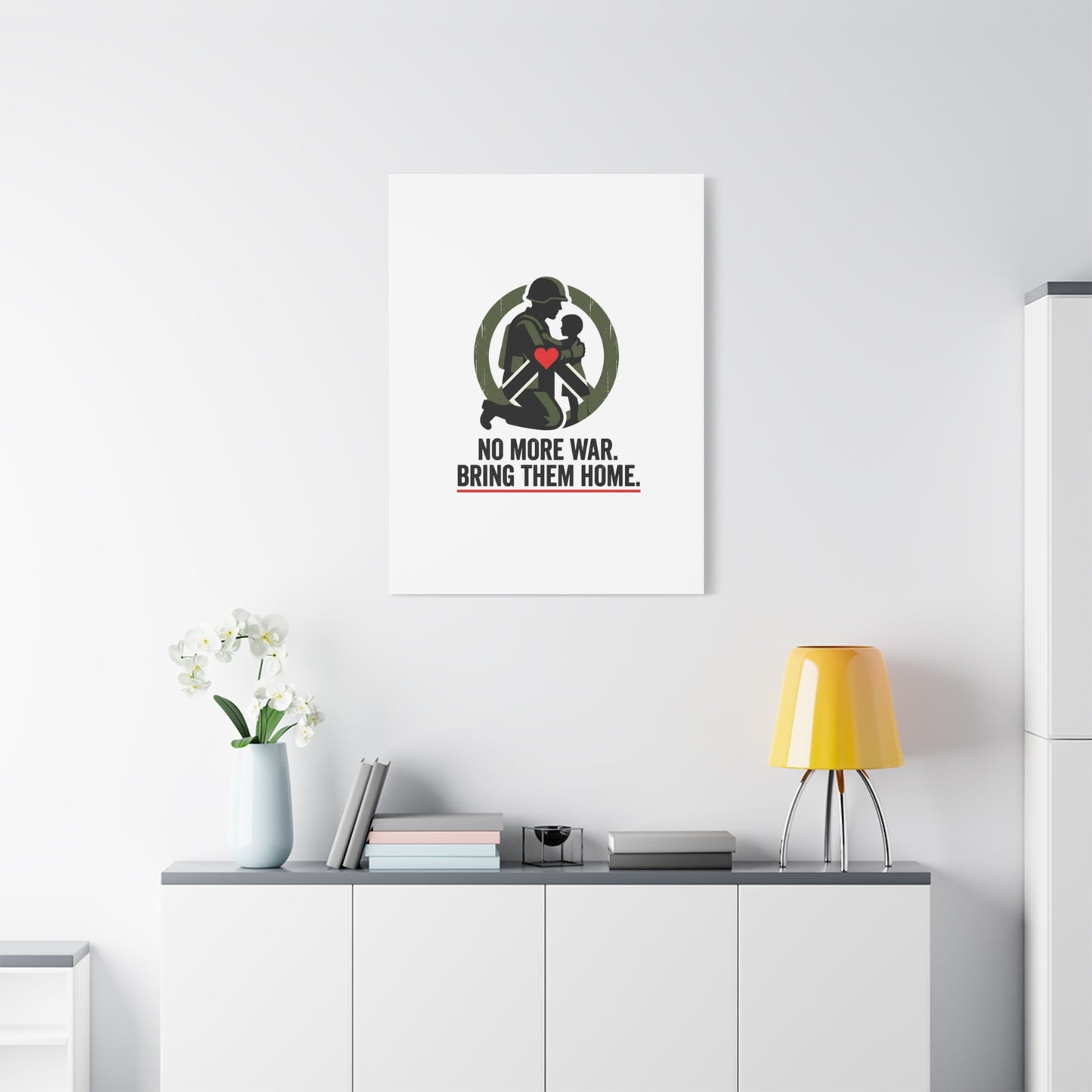 No More War Bring Them Home Canvas | Anti-War, Peace Protest