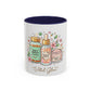 Skincare Vitamins Serum Illustration Mug | Accent Coffee Mug