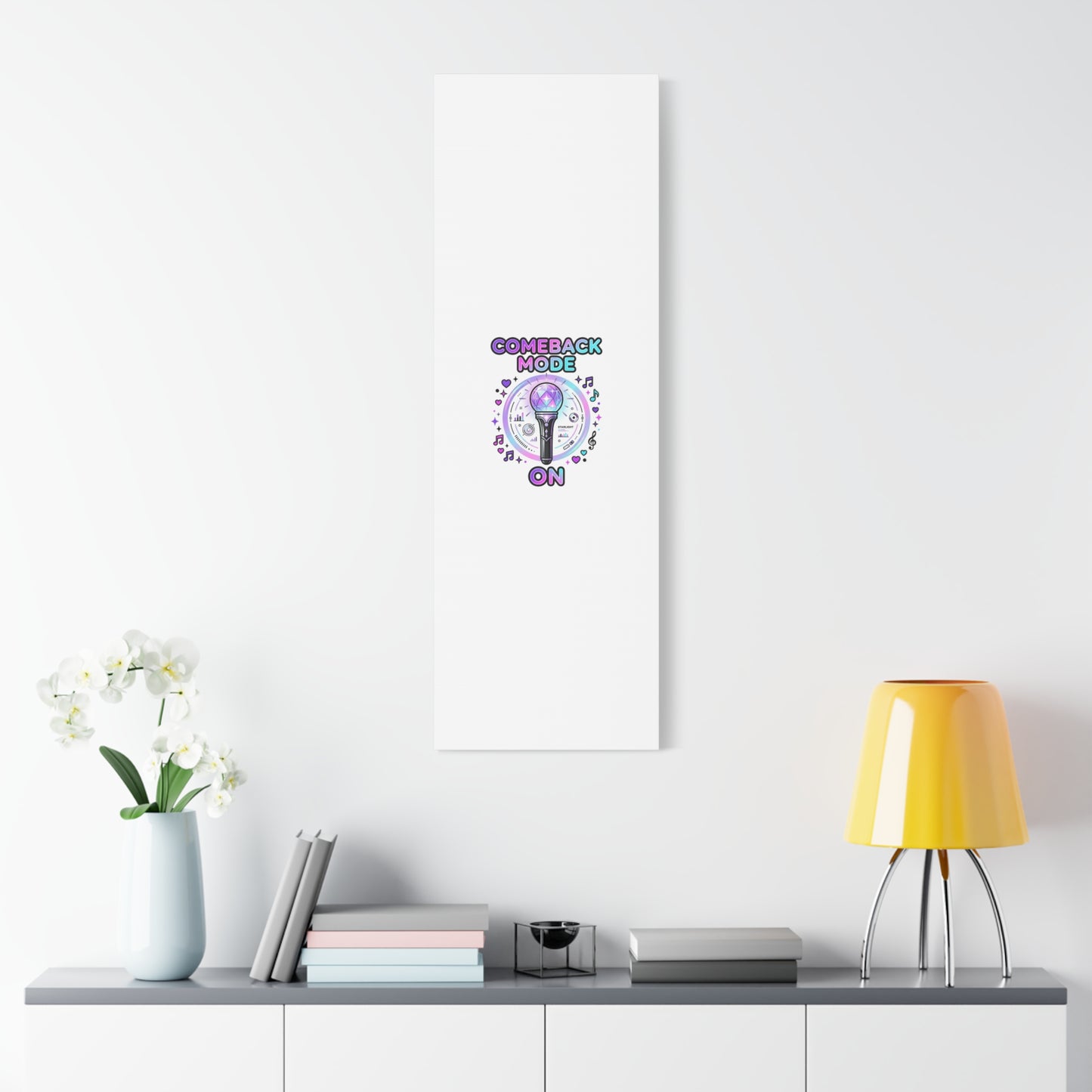 Comeback Mode On Canvas, K-pop Fan Art | Lightstick, Purple Era