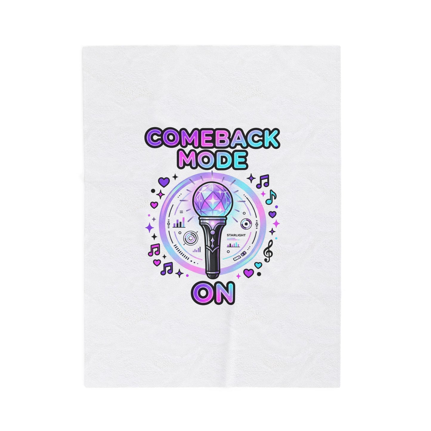 Comeback Mode Lightstick Blanket | K-pop comeback, stan purple era