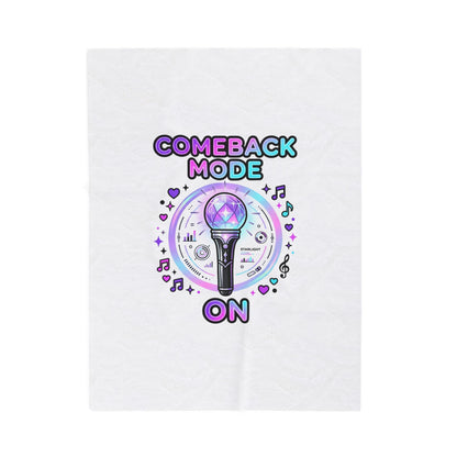 Comeback Mode Lightstick Blanket | K-pop comeback, stan purple era