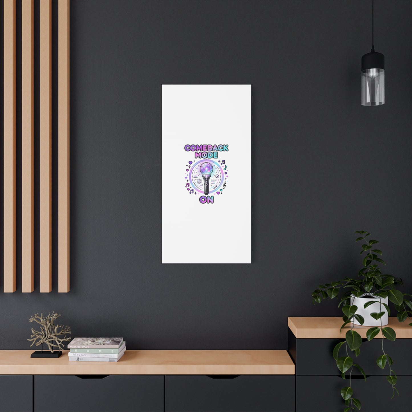 Comeback Mode On Canvas, K-pop Fan Art | Lightstick, Purple Era